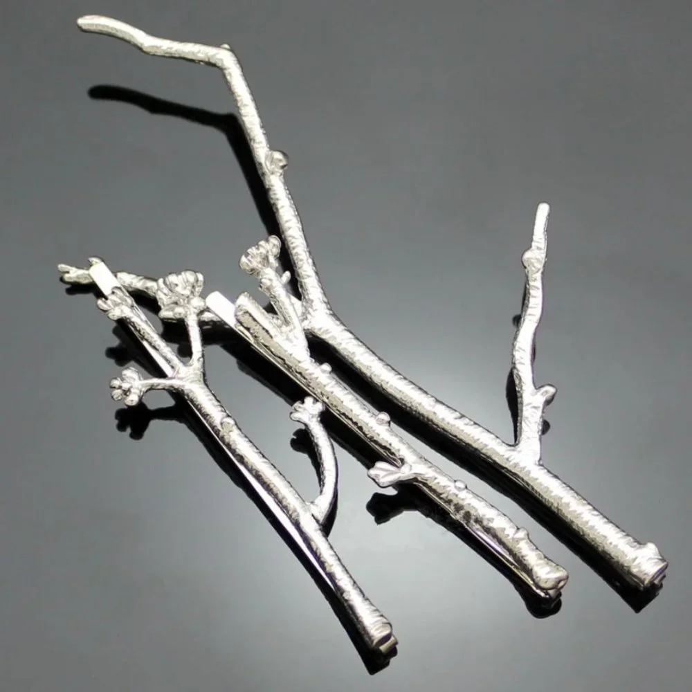 Anthropologie Little Twig Hair Pins Clips